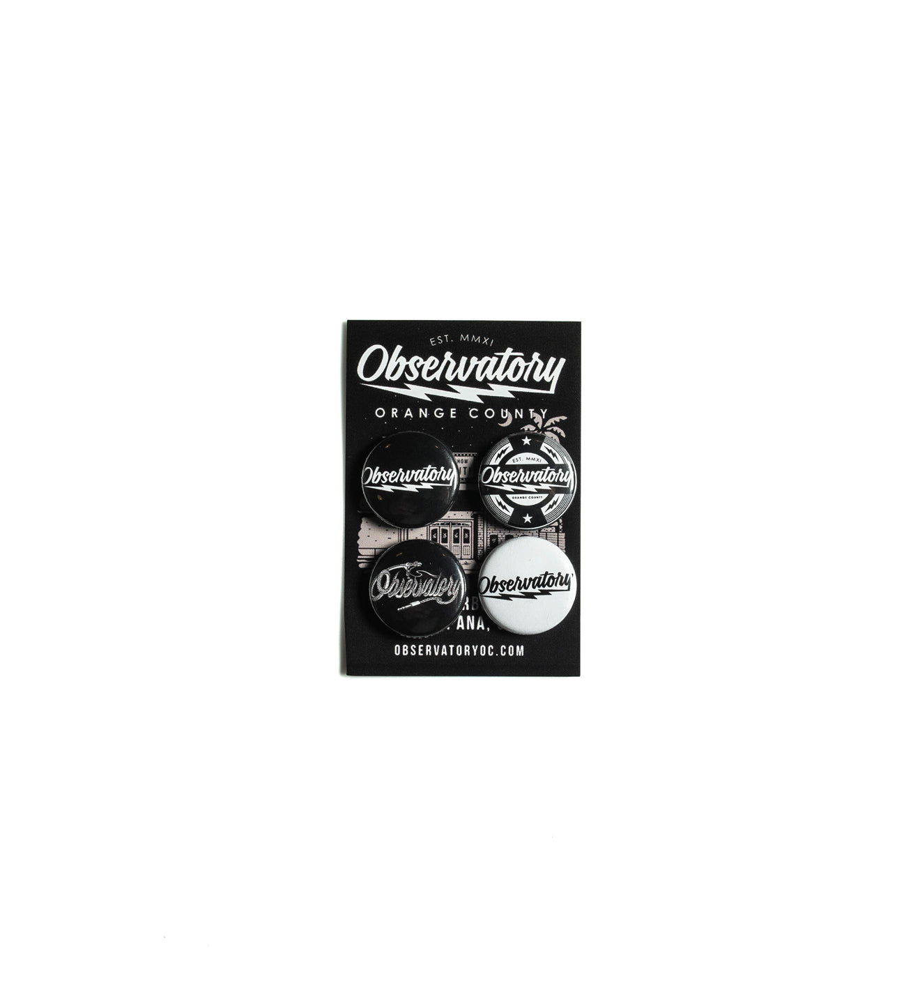 OBS BUTTONS 4-PACK